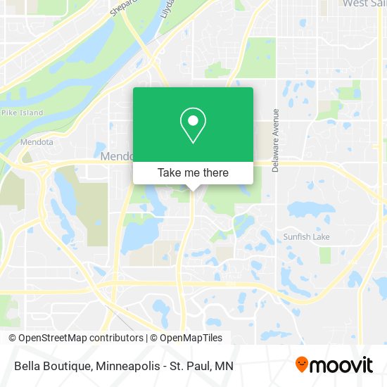 Bella Boutique map