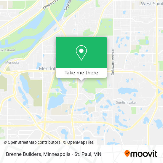 Brenne Builders map