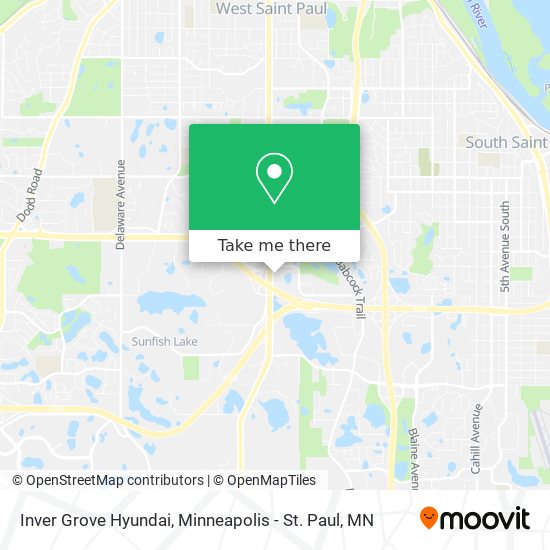 Mapa de Inver Grove Hyundai
