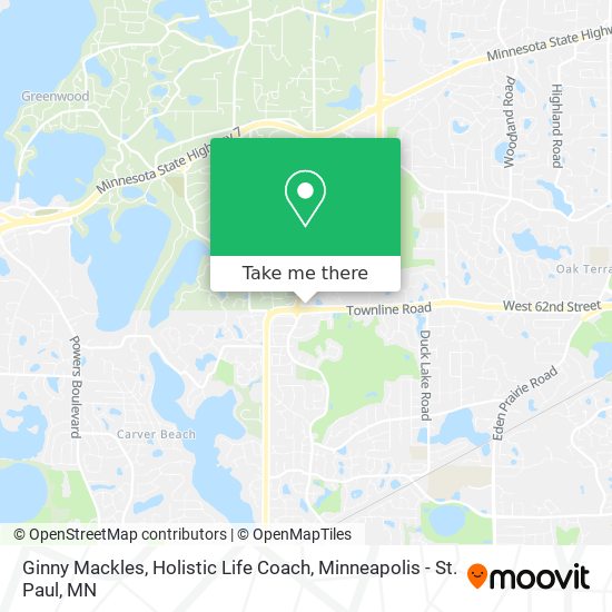 Ginny Mackles, Holistic Life Coach map