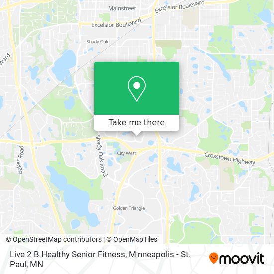 Mapa de Live 2 B Healthy Senior Fitness