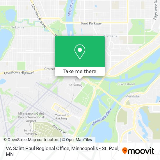 VA Saint Paul Regional Office map