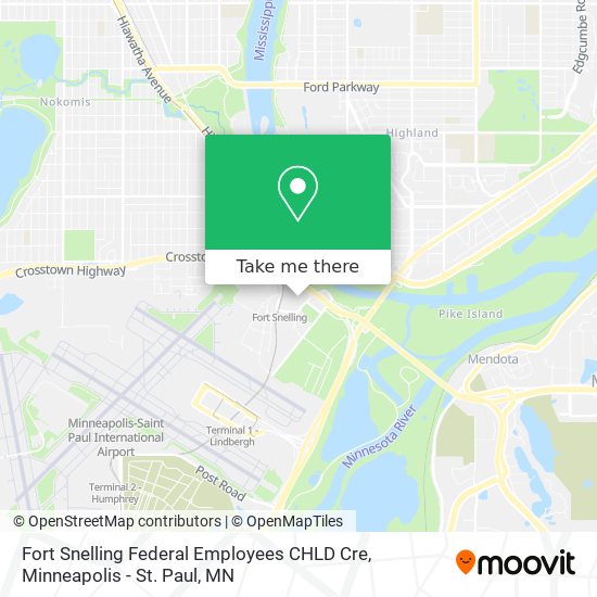 Fort Snelling Federal Employees CHLD Cre map