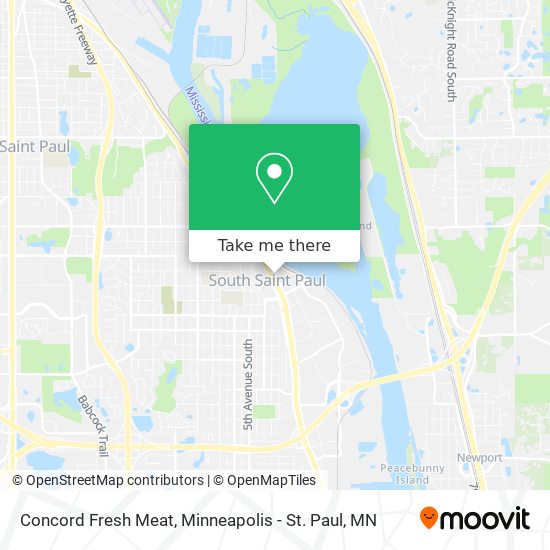 Mapa de Concord Fresh Meat