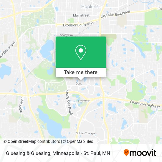 Gluesing & Gluesing map