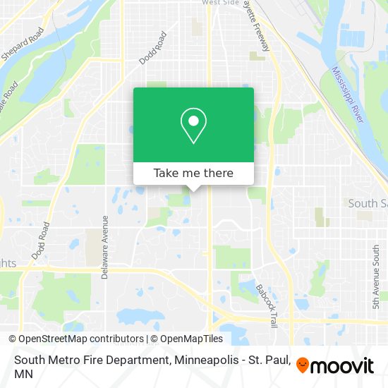 South Metro Fire Department map