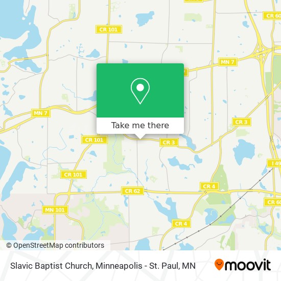Mapa de Slavic Baptist Church