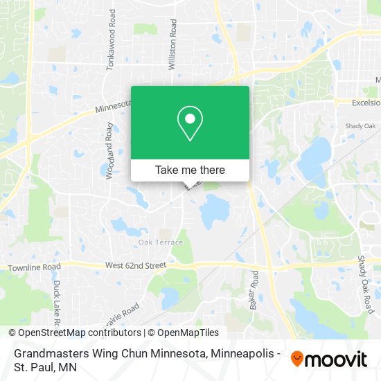 Grandmasters Wing Chun Minnesota map