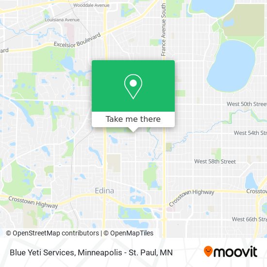 Blue Yeti Services map