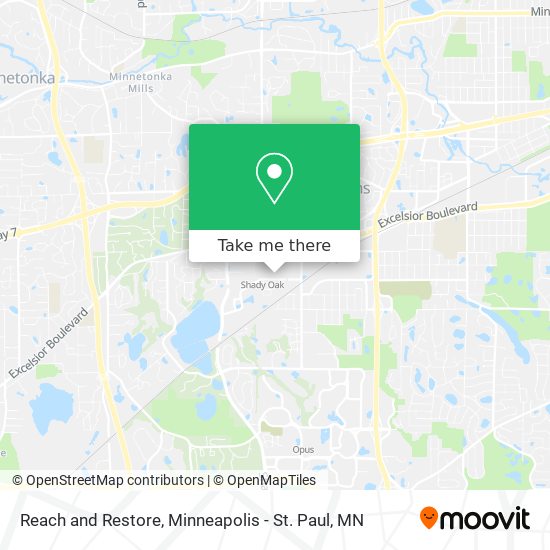 Reach and Restore map