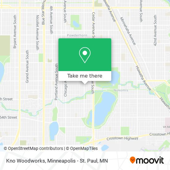 Kno Woodworks map