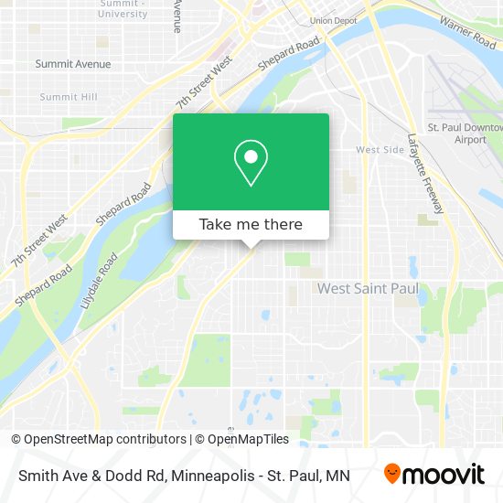 Mapa de Smith Ave & Dodd Rd
