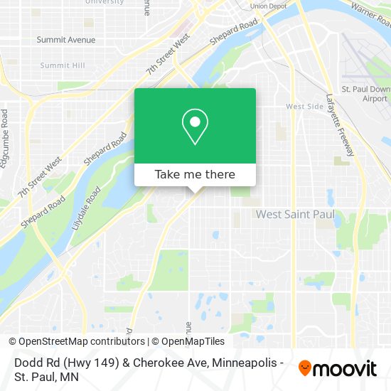 Mapa de Dodd Rd (Hwy 149) & Cherokee Ave