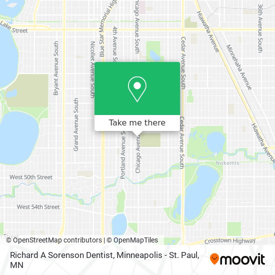 Mapa de Richard A Sorenson Dentist