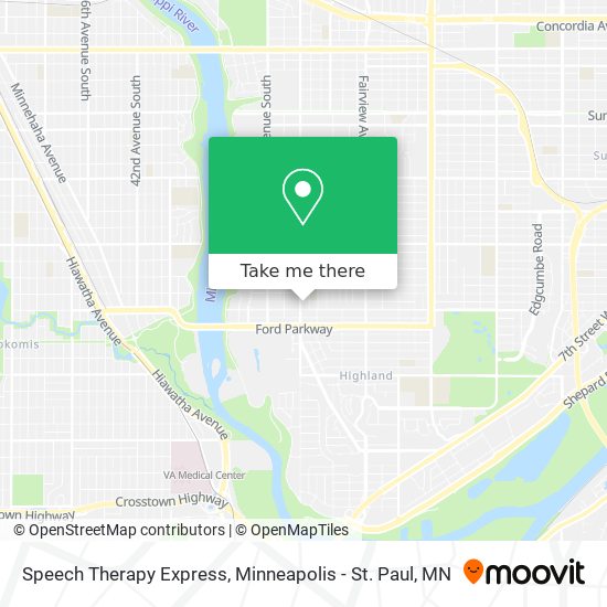 Mapa de Speech Therapy Express