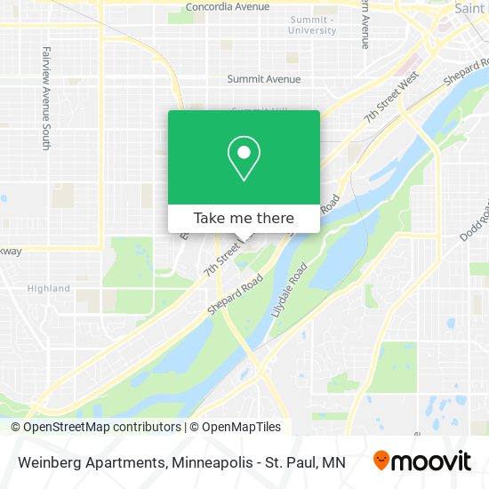 Weinberg Apartments map