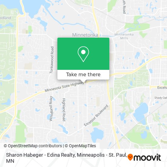 Sharon Habeger - Edina Realty map