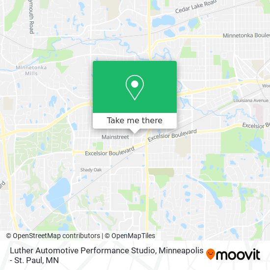 Luther Automotive Performance Studio map
