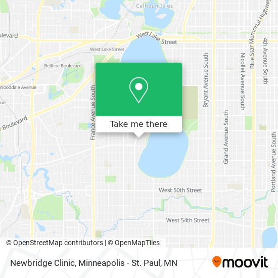 Mapa de Newbridge Clinic