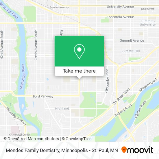 Mapa de Mendes Family Dentistry