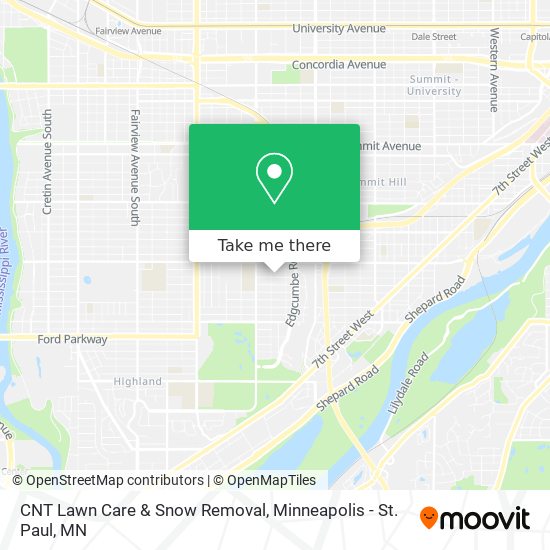 Mapa de CNT Lawn Care & Snow Removal