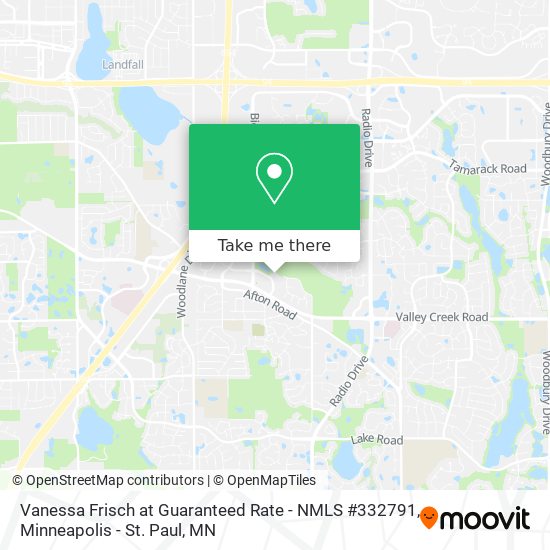 Vanessa Frisch at Guaranteed Rate - NMLS #332791 map