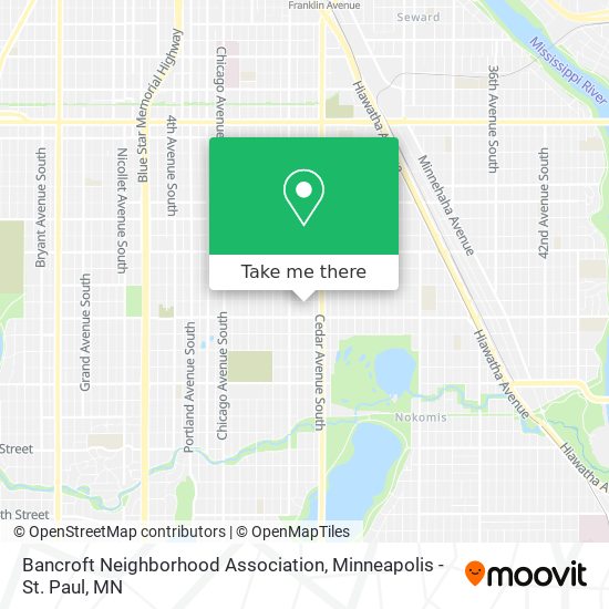 Mapa de Bancroft Neighborhood Association