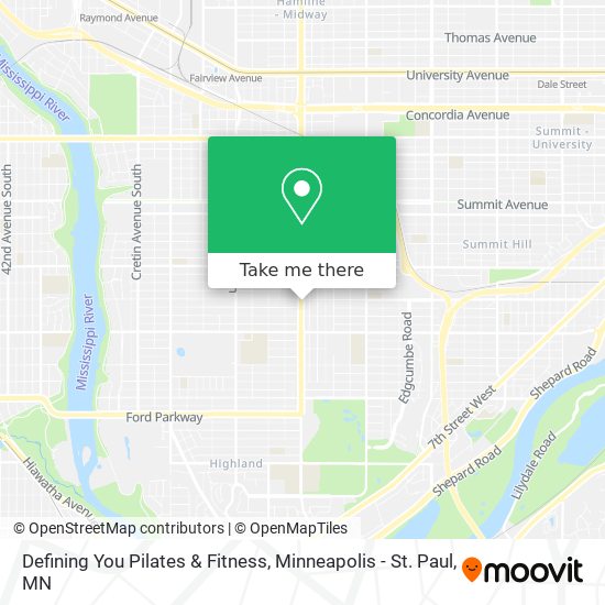 Defining You Pilates & Fitness map
