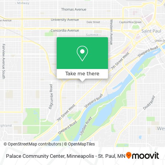 Mapa de Palace Community Center
