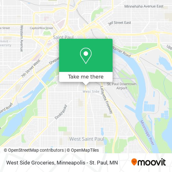 West Side Groceries map
