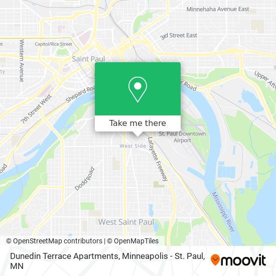 Dunedin Terrace Apartments map