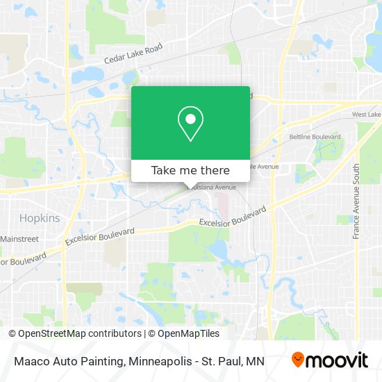 Maaco Auto Painting map