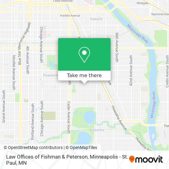 Law Offices of Fishman & Peterson map