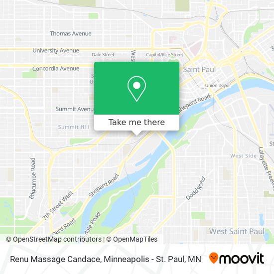 Renu Massage Candace map