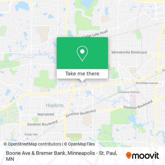 Mapa de Boone Ave & Bremer Bank