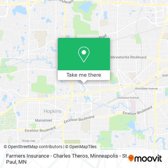 Mapa de Farmers Insurance - Charles Theros