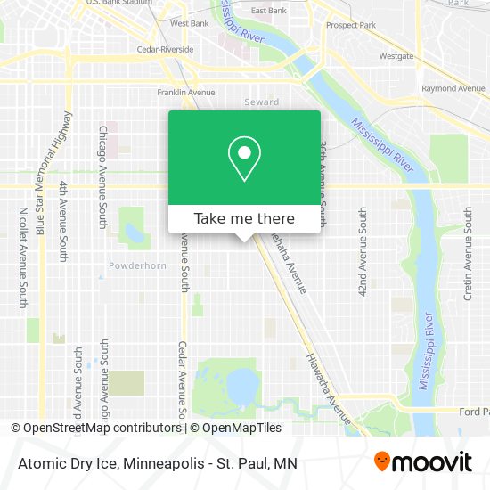 Atomic Dry Ice map