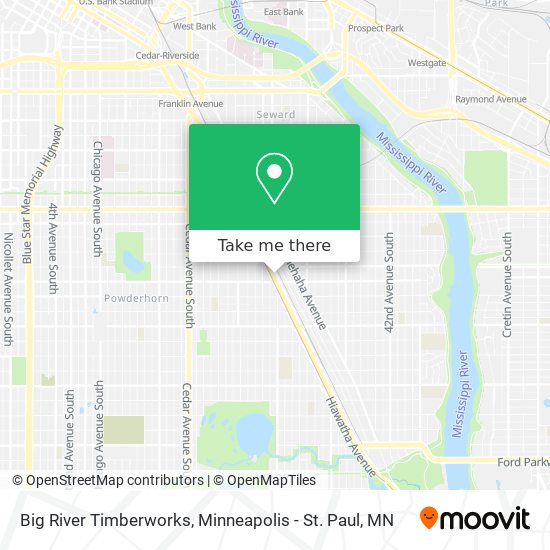 Big River Timberworks map
