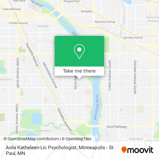 Avila Katheleen-Lic Psychologist map