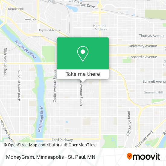 MoneyGram map