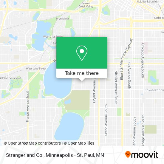 Stranger and Co. map