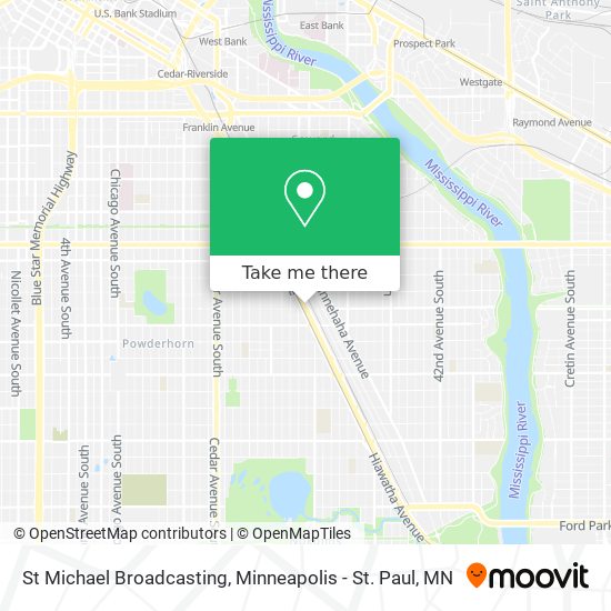 St Michael Broadcasting map