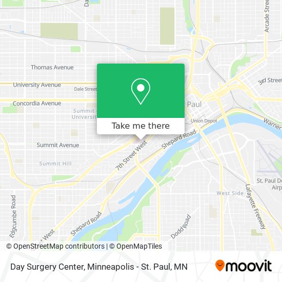 Mapa de Day Surgery Center