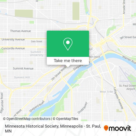 Minnesota Historical Society map