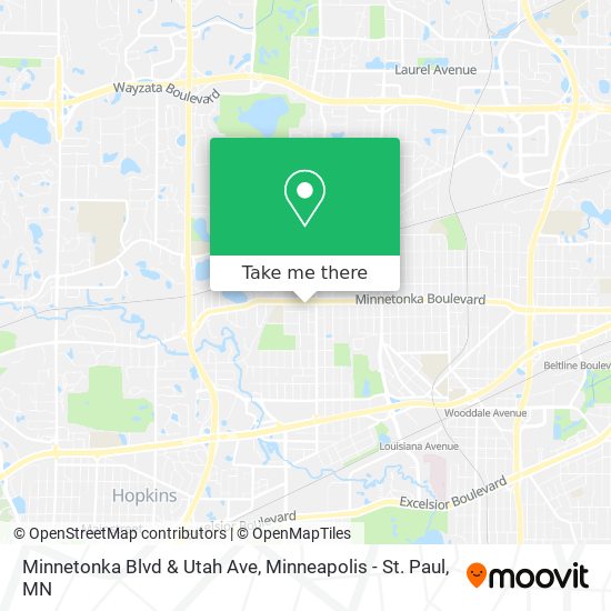 Minnetonka Blvd & Utah Ave map