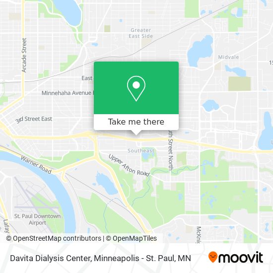 Davita Dialysis Center map