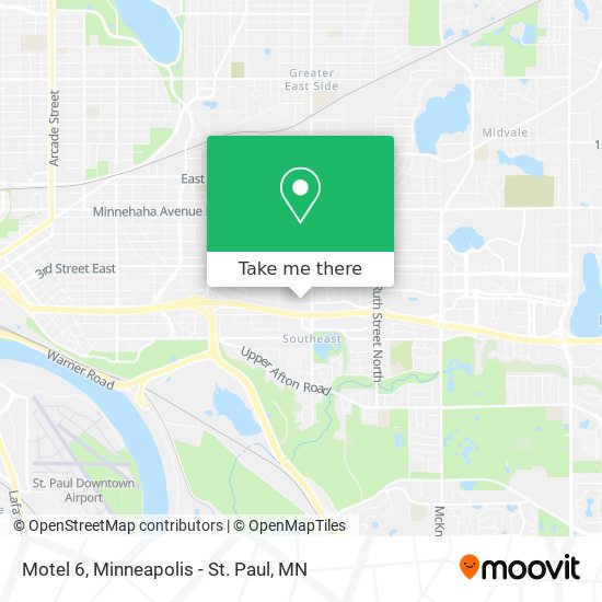 Mapa de Motel 6