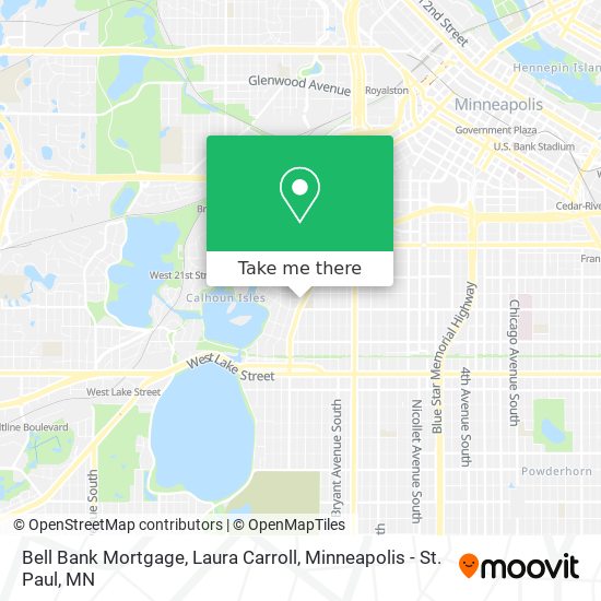 Bell Bank Mortgage, Laura Carroll map