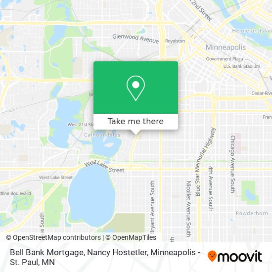Bell Bank Mortgage, Nancy Hostetler map