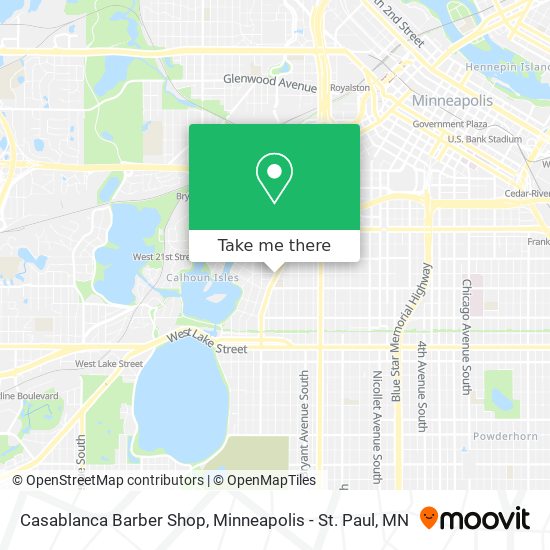 Casablanca Barber Shop map